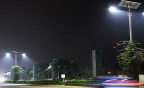 Tiang Solar Cell Terpasang